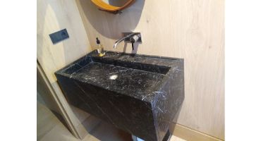 Lavabo de bao mrmol Negro Marquina