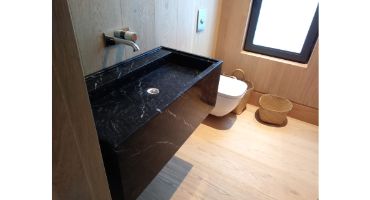 Lavabo de bao mrmol Negro Marquina