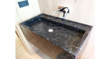 Lavabo de bao mrmol Negro Marquina